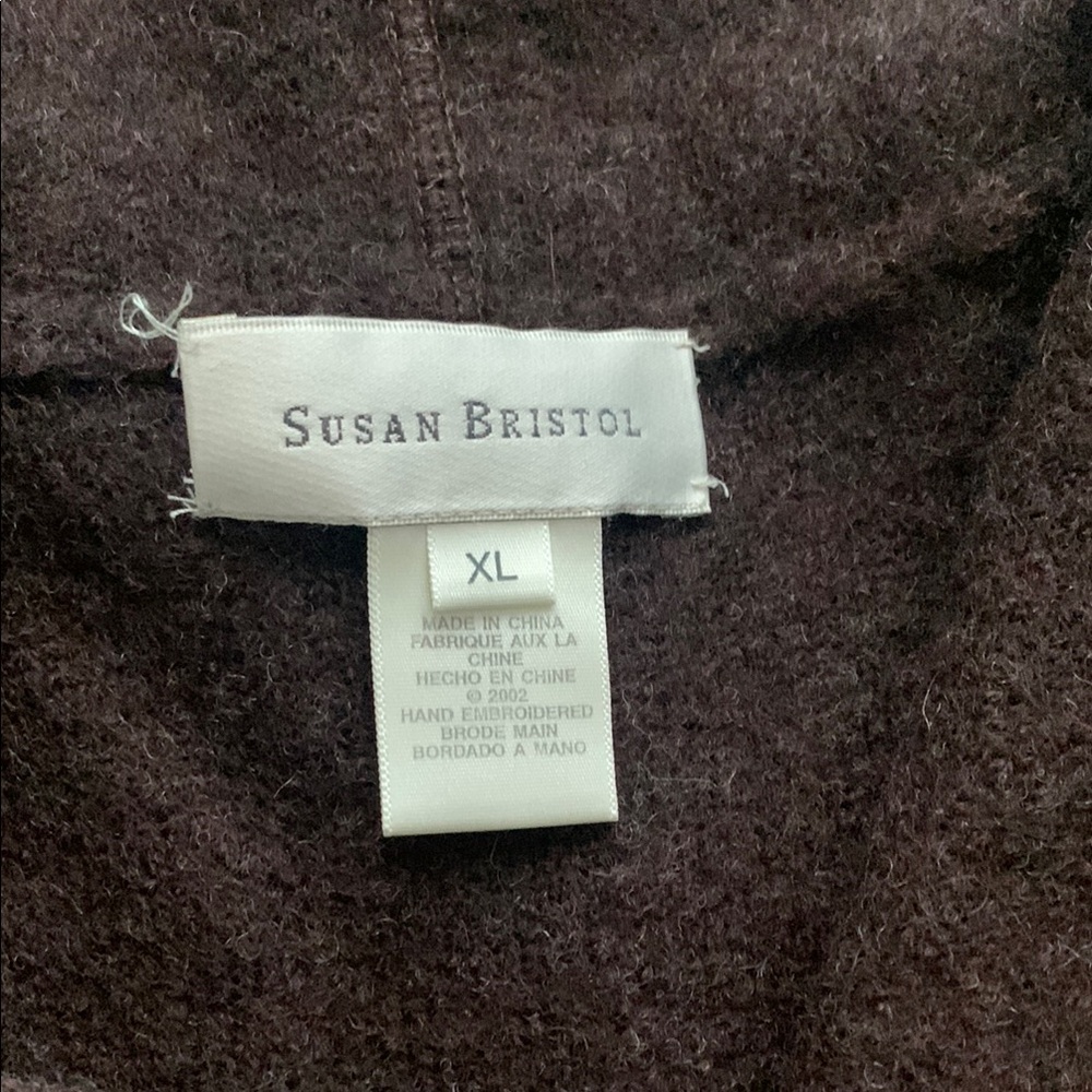 Susan Bristol Brown and Red Floral Cardigan - Picture 3 of 5